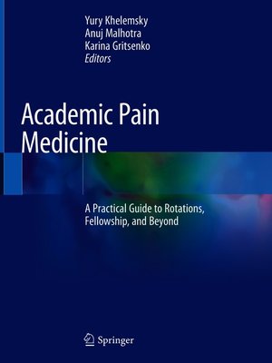 cover image of Academic Pain Medicine